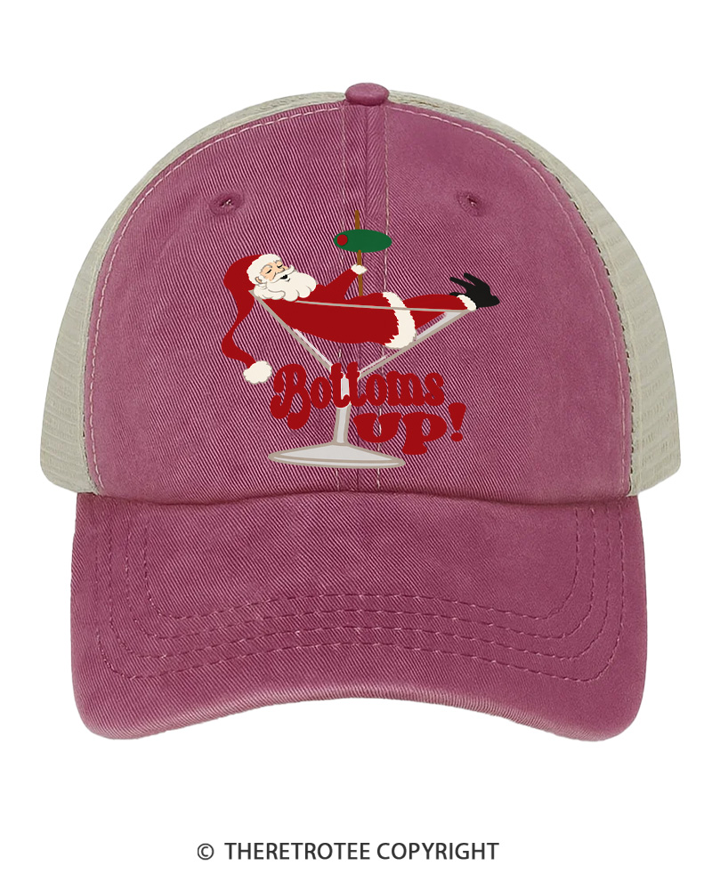 TheRetroTee Santa Sleigh 1960s Trucker Hat