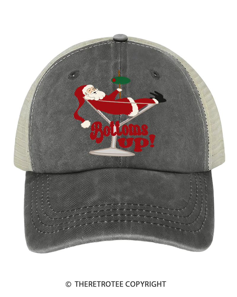 TheRetroTee Santa Sleigh 1960s Trucker Hat