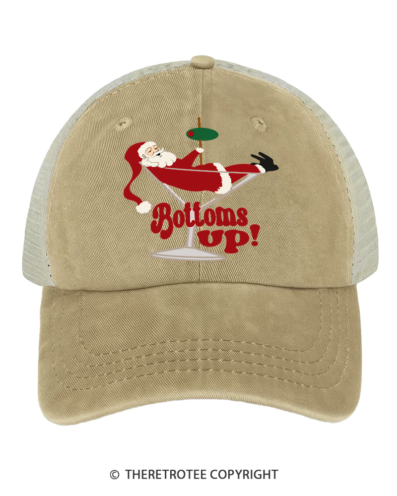 TheRetroTee Santa Sleigh 1960s Trucker Hat