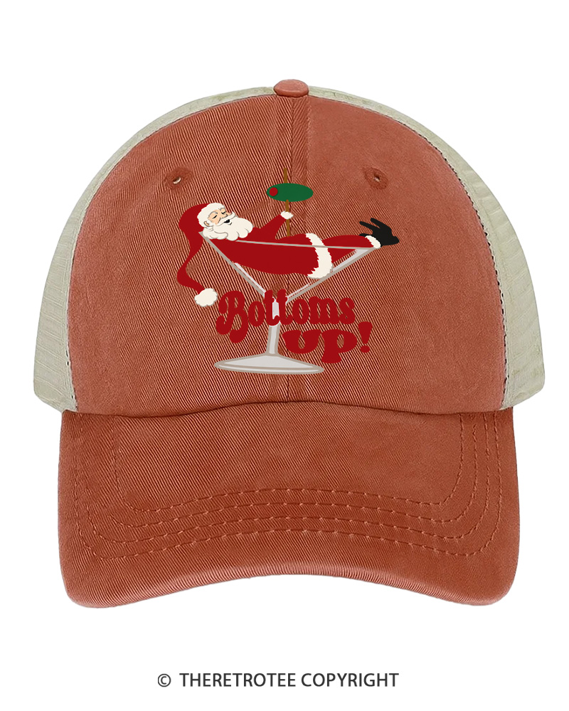 TheRetroTee Santa Sleigh 1960s Trucker Hat