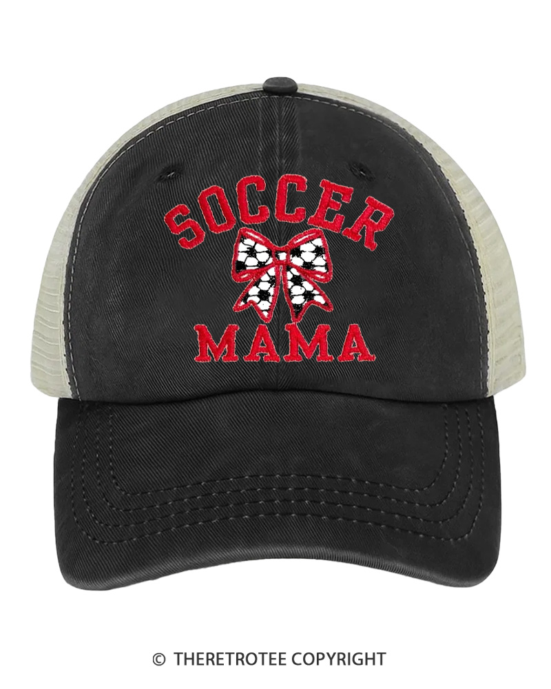 TheRetroTee Soccer Mama 1980s Embroidered Trucker Hat