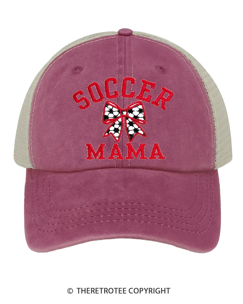 TheRetroTee Soccer Mama 1980s Embroidered Trucker Hat