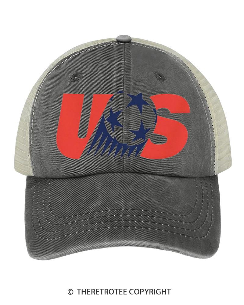 TheRetroTee 80's United States Fan Trucker Hat