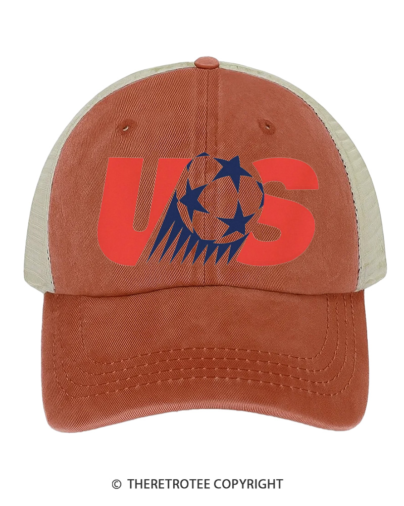 TheRetroTee 80's United States Fan Trucker Hat