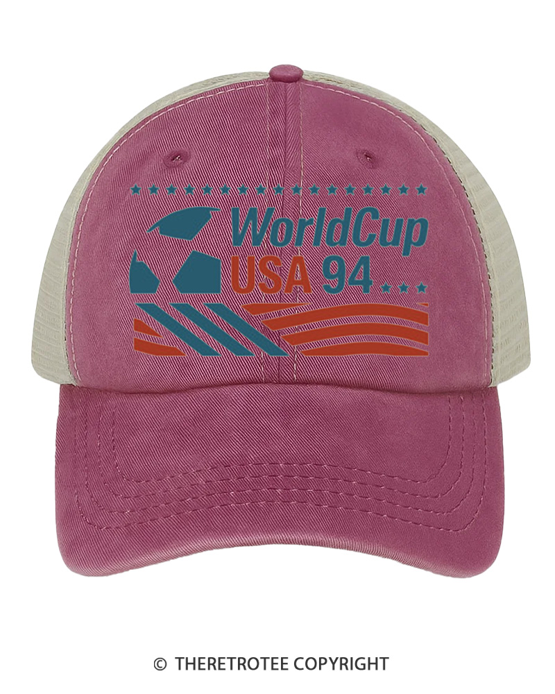 TheRetroTee 80's United States Fan Trucker Hat