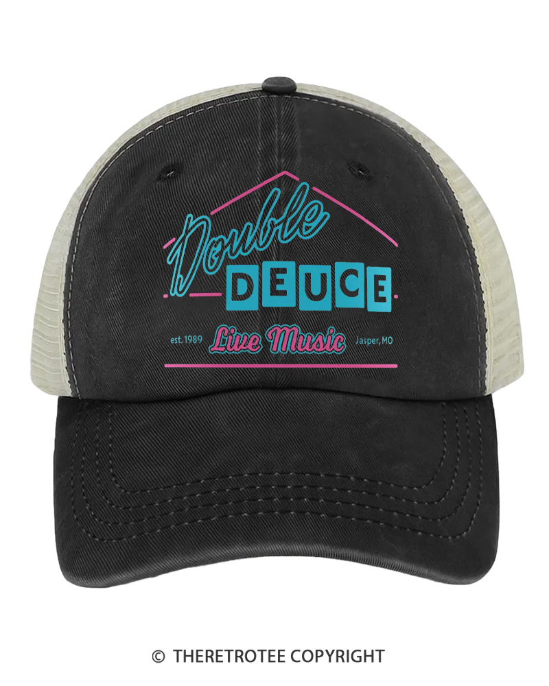 TheRetroTee Double Deuce 1980s Trucker Hat