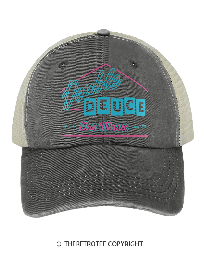 TheRetroTee Double Deuce 1980s Trucker Hat