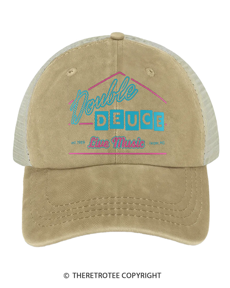 TheRetroTee Double Deuce 1980s Trucker Hat