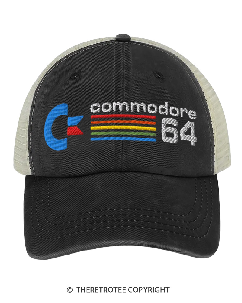 TheRetroTee Commodore 64 1980s Trucker Hat