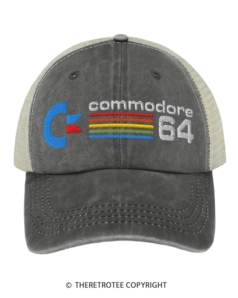 TheRetroTee Commodore 64 1980s Trucker Hat