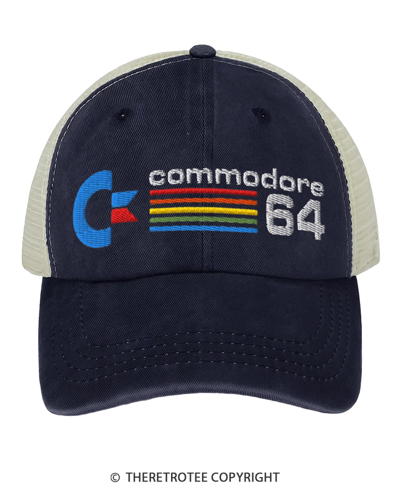 TheRetroTee Commodore 64 1980s Trucker Hat