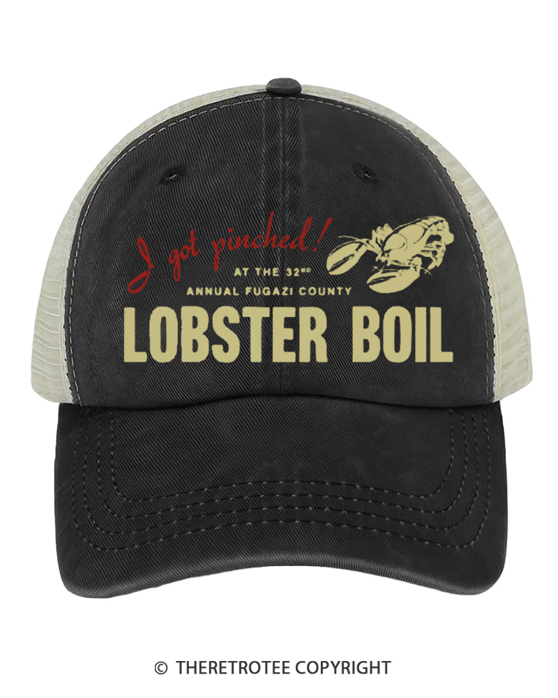 TheRetroTee Lobster Boil Surf 1990s Trucker Hat