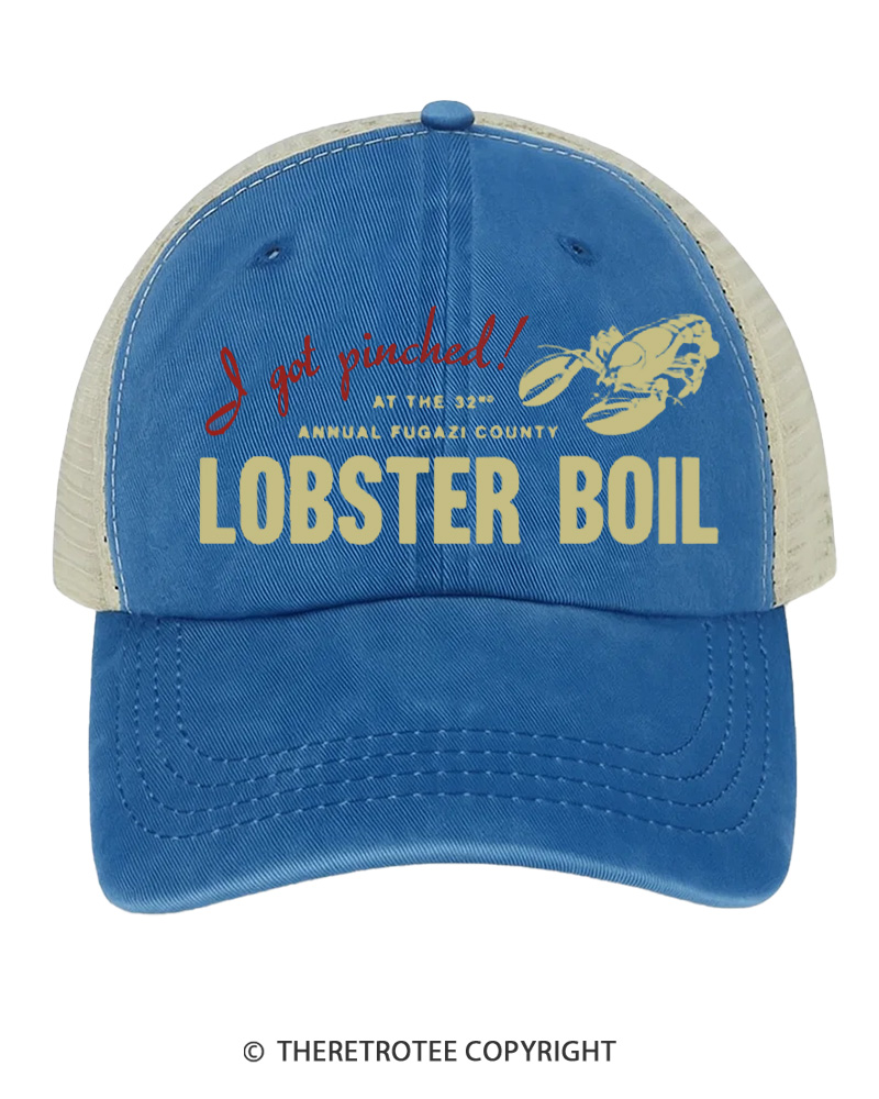 TheRetroTee Lobster Boil Surf 1990s Trucker Hat