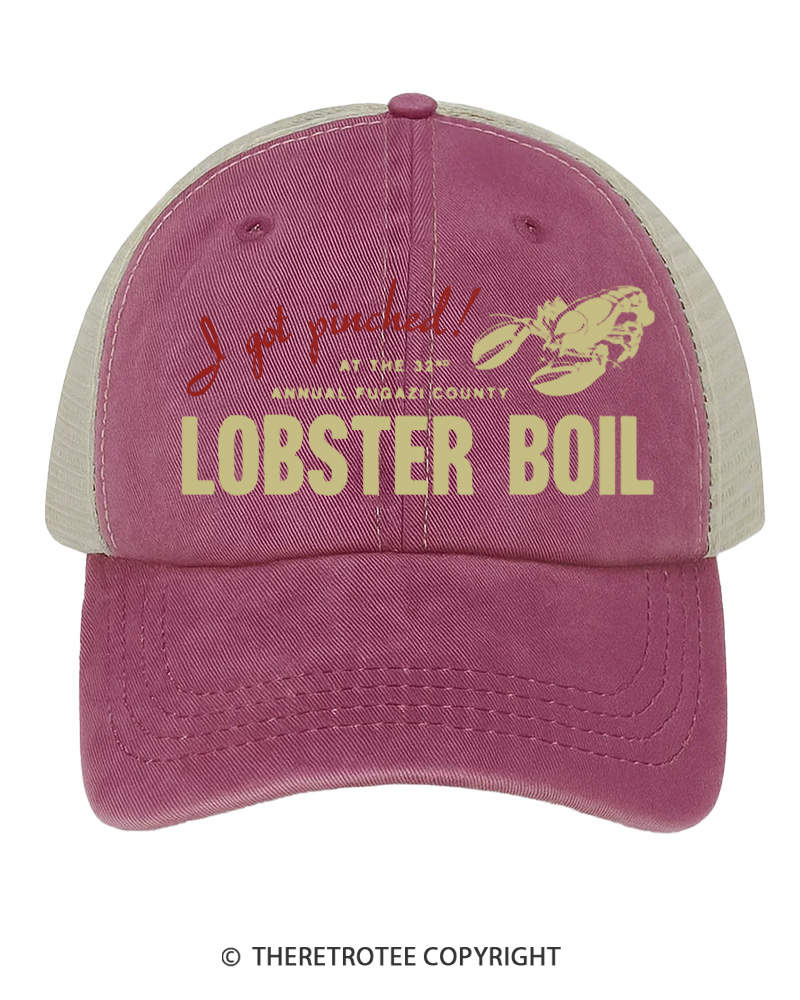 TheRetroTee Lobster Boil Surf 1990s Trucker Hat
