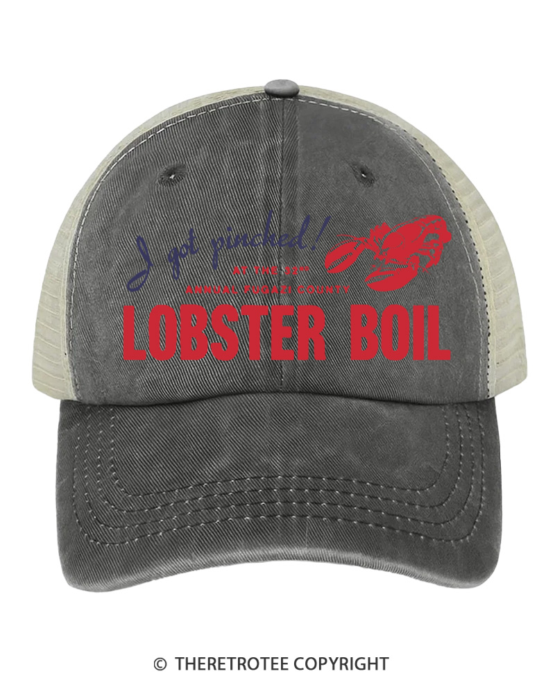 TheRetroTee Lobster Boil Surf 1990s Trucker Hat
