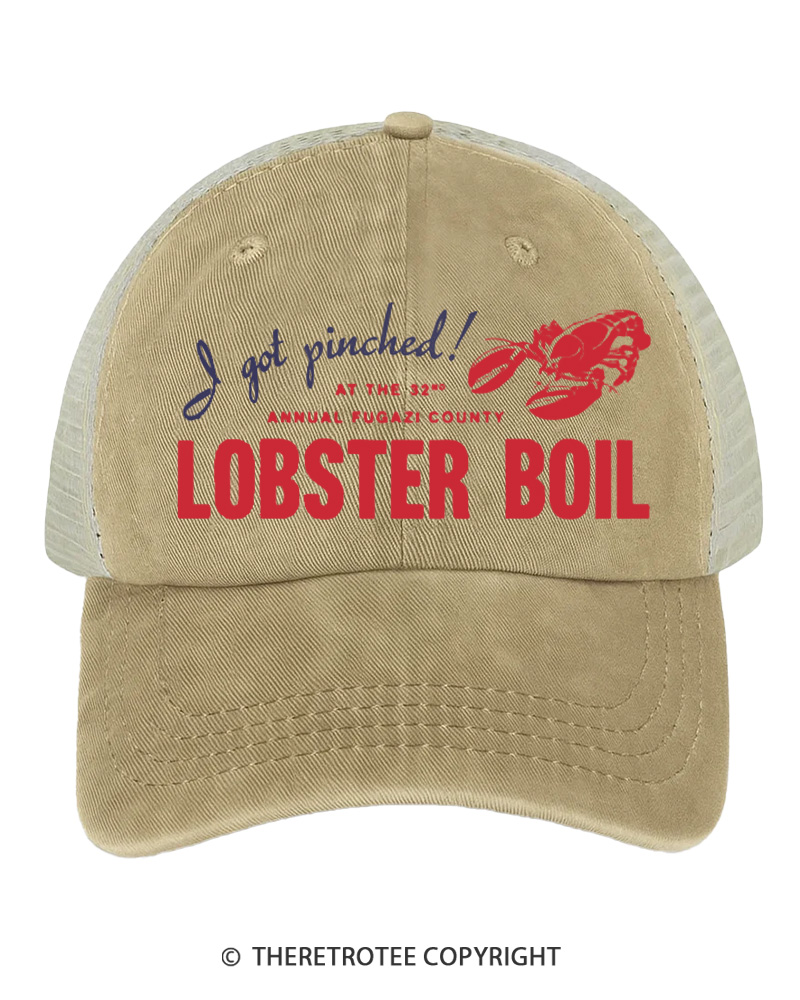 TheRetroTee Lobster Boil Surf 1990s Trucker Hat