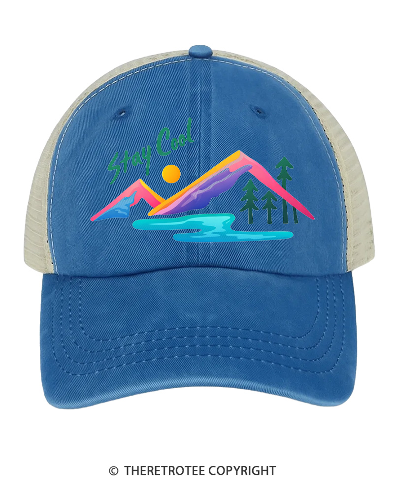TheRetroTee Stay Cool 1990s Trucker Hat