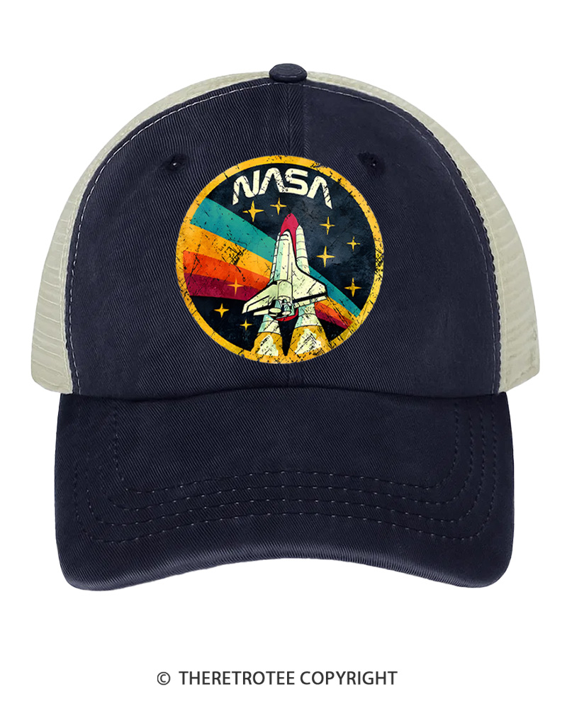 TheRetroTee Orbital Launch Program 1970s Trucker Hat