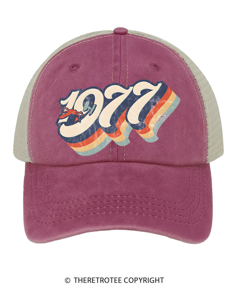 TheRetroTee 1977 Retro Dog Fight Trucker Hat