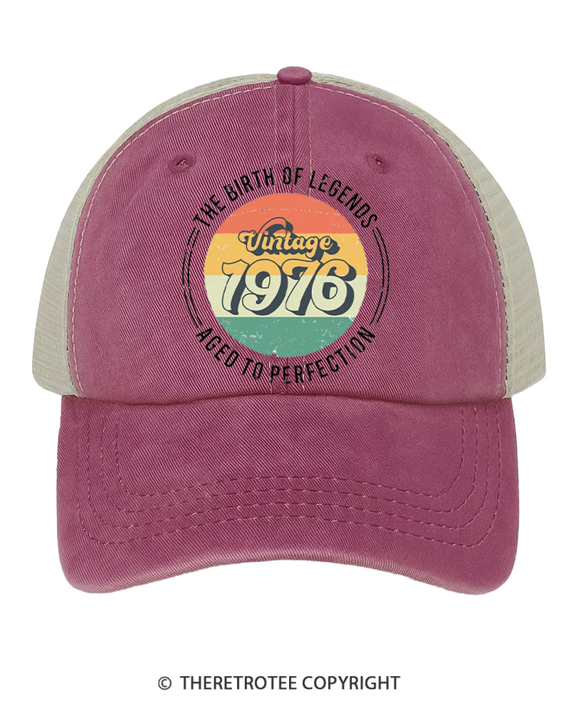TheRetroTee Vintage 1976 Trucker Hat