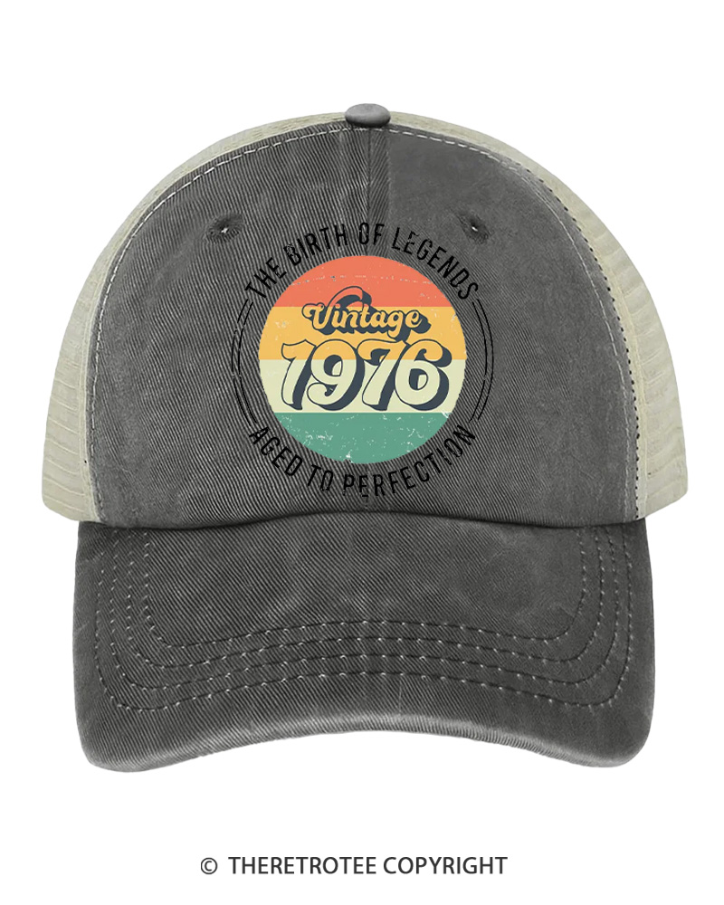 TheRetroTee Vintage 1976 Trucker Hat