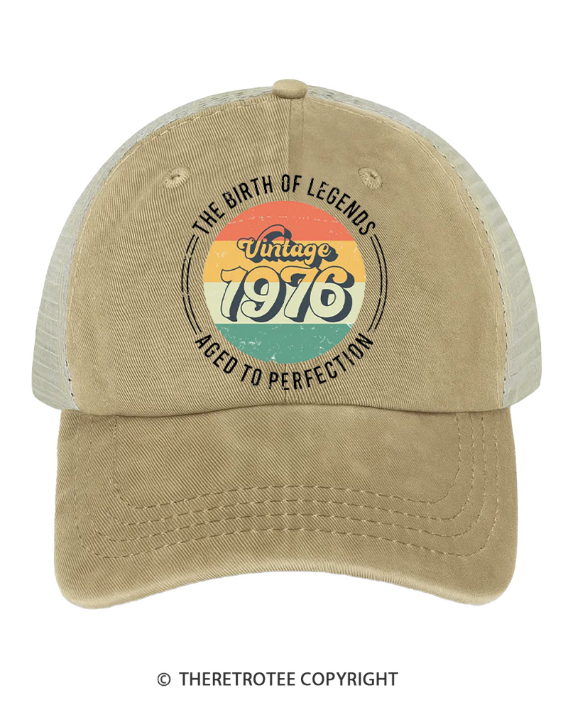 TheRetroTee Vintage 1976 Trucker Hat
