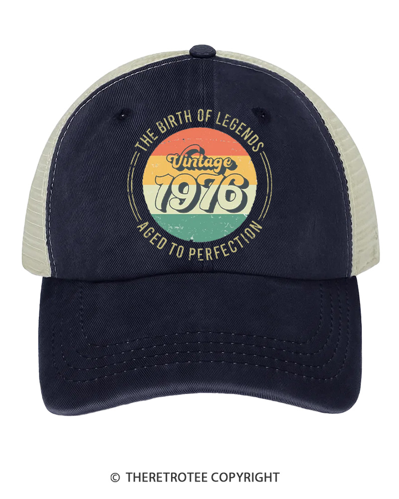 TheRetroTee Vintage 1976 Trucker Hat