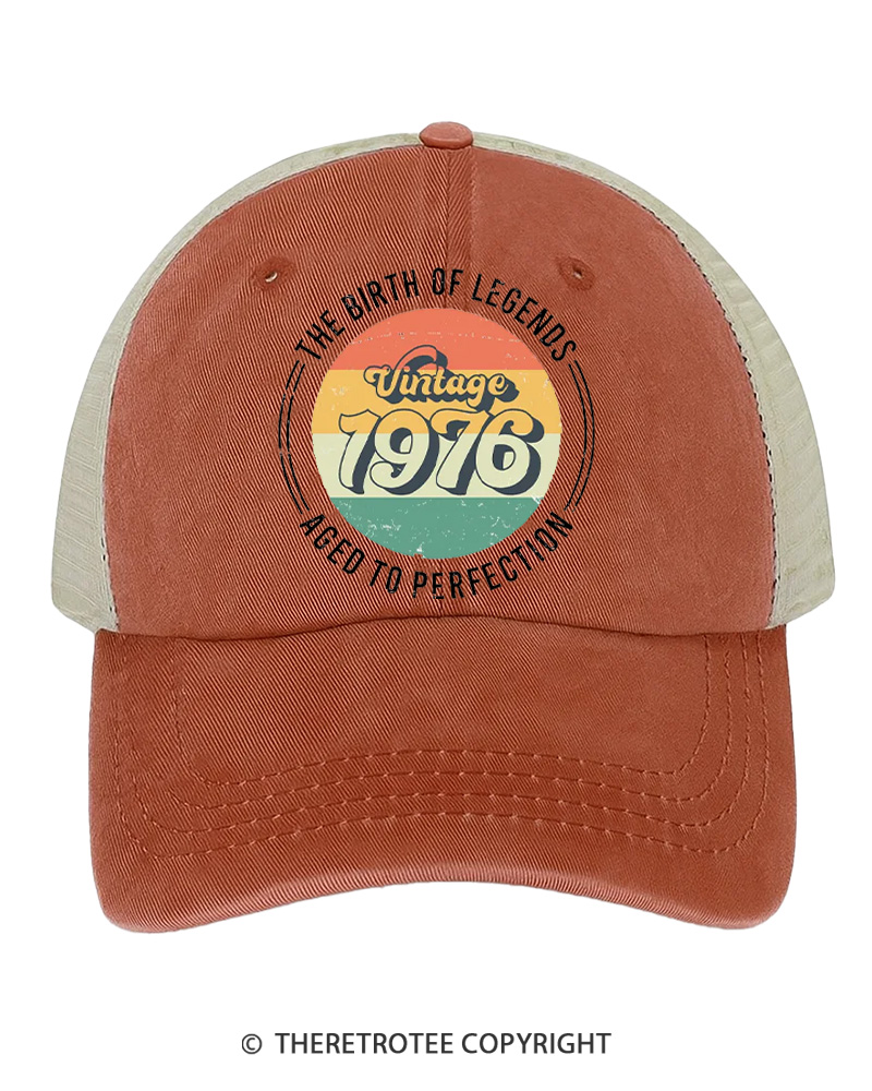 TheRetroTee Vintage 1976 Trucker Hat