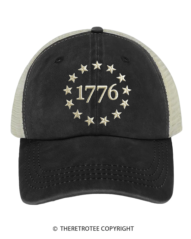 TheRetroTee Spirit of 76 Embroidered Trucker Hat