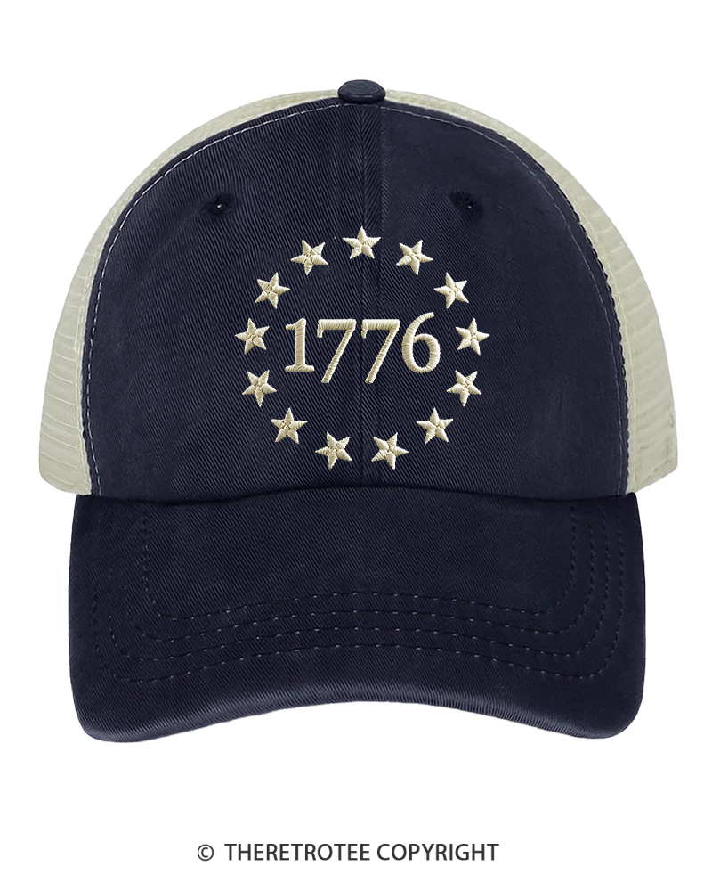 TheRetroTee Spirit of 76 Embroidered Trucker Hat