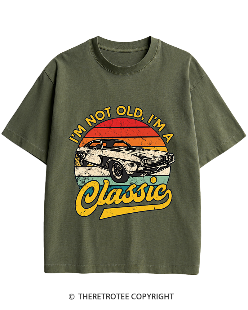 TheRetroTee I'm Not Old I'm A Classic 1970s Heavy Cotton T-Shirt