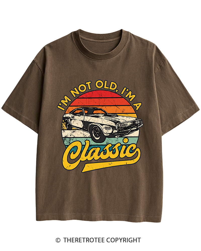 TheRetroTee I'm Not Old I'm A Classic 1970s Heavy Cotton T-Shirt