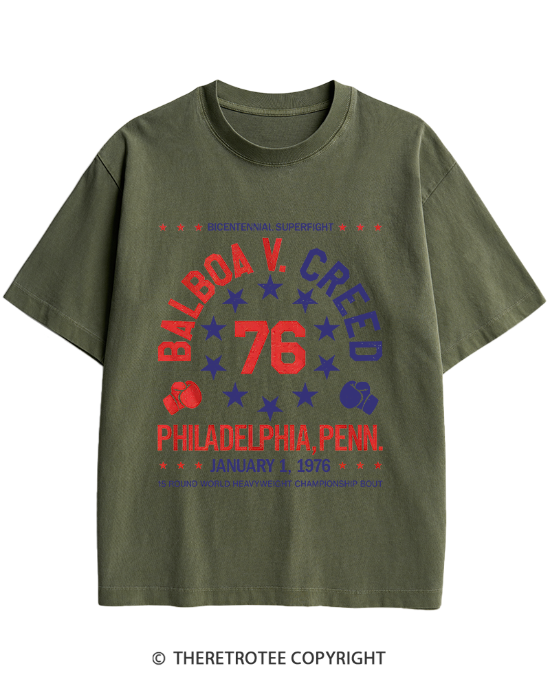 TheRetroTee American Dream 1970s Heavy Cotton T-Shirt