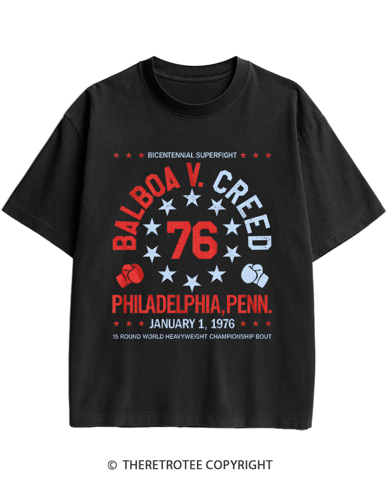 TheRetroTee American Dream 1970s Heavy Cotton T-Shirt