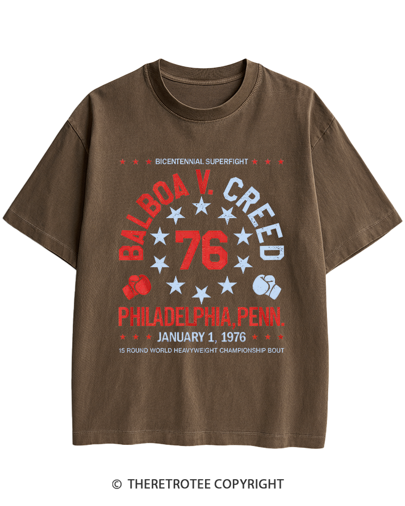 TheRetroTee American Dream 1970s Heavy Cotton T-Shirt
