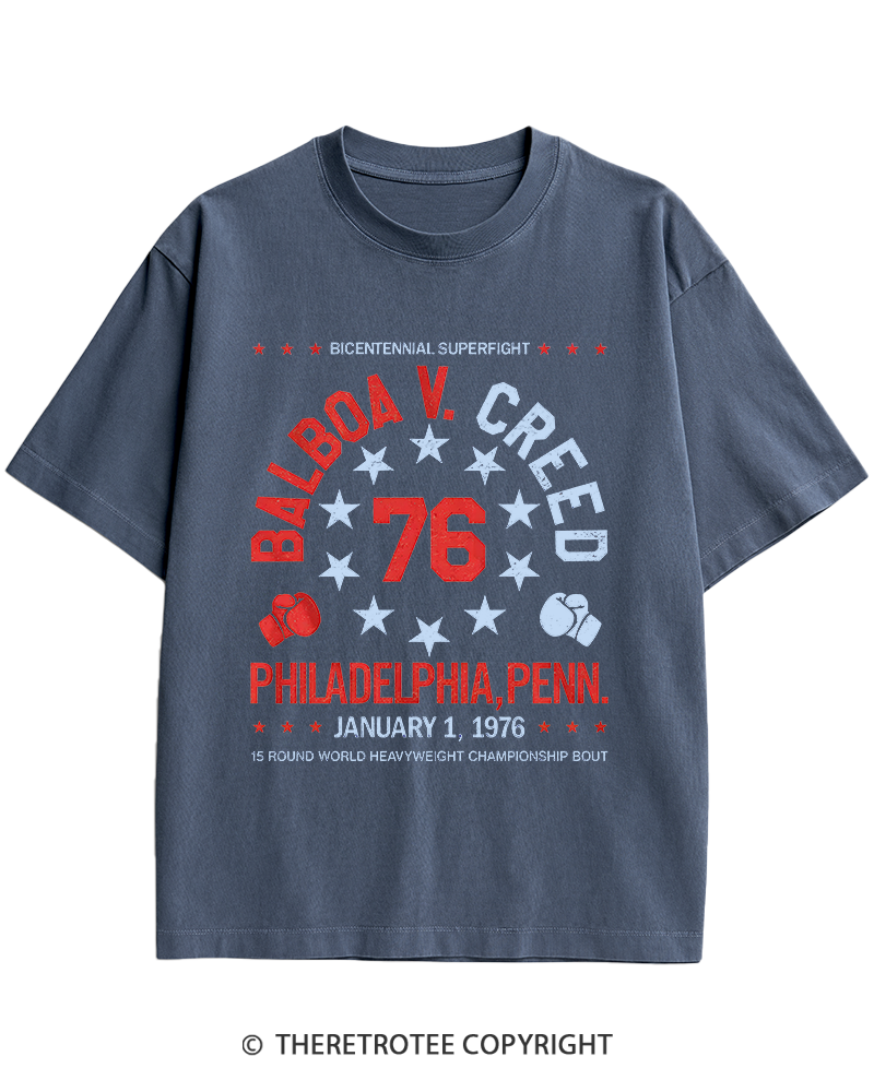 TheRetroTee American Dream 1970s Heavy Cotton T-Shirt