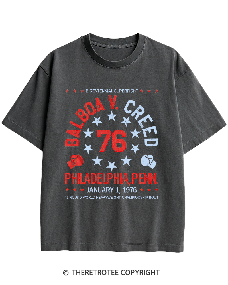 TheRetroTee American Dream 1970s Heavy Cotton T-Shirt