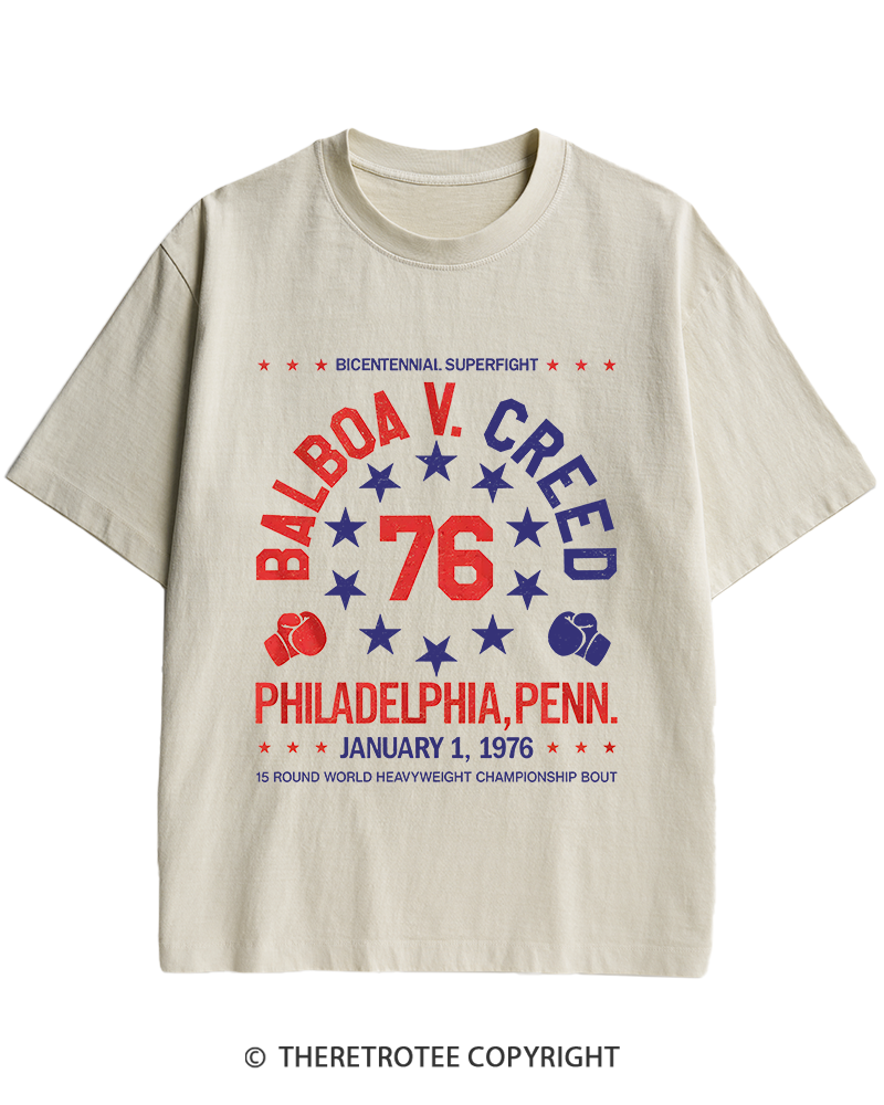 TheRetroTee American Dream 1970s Heavy Cotton T-Shirt
