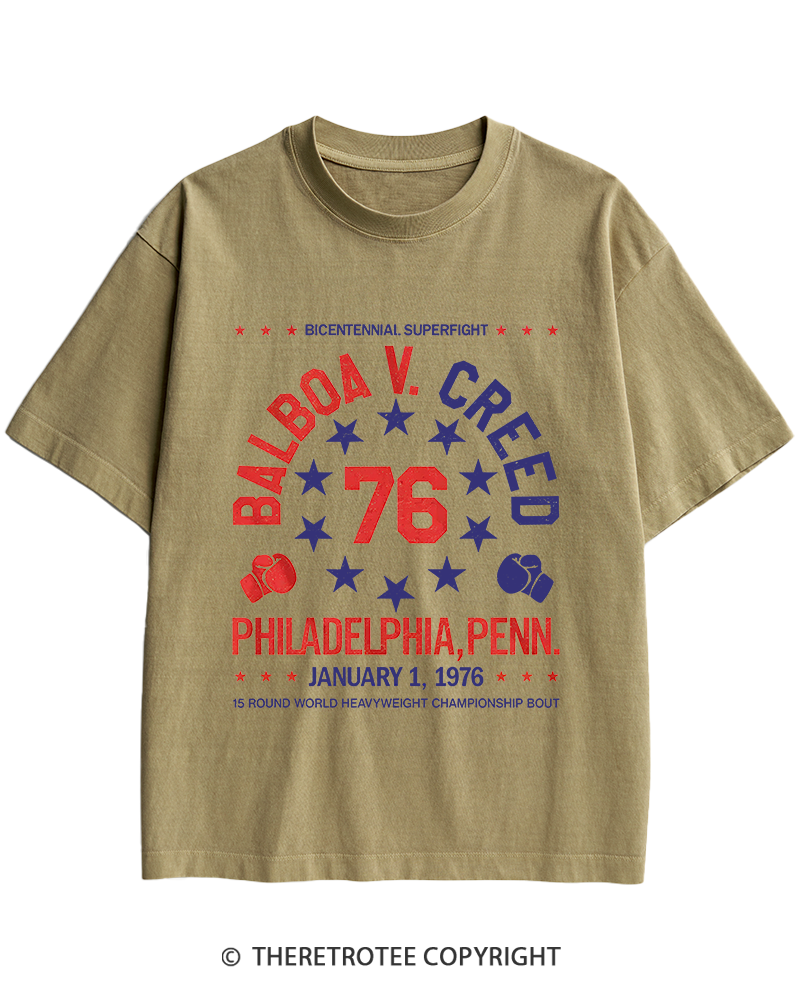 TheRetroTee American Dream 1970s Heavy Cotton T-Shirt