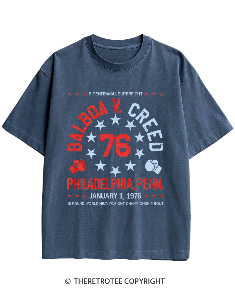 TheRetroTee American Dream 1970s Heavy Cotton T-Shirt
