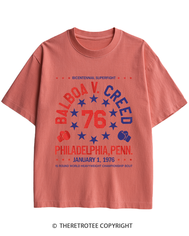 TheRetroTee American Dream 1970s Heavy Cotton T-Shirt