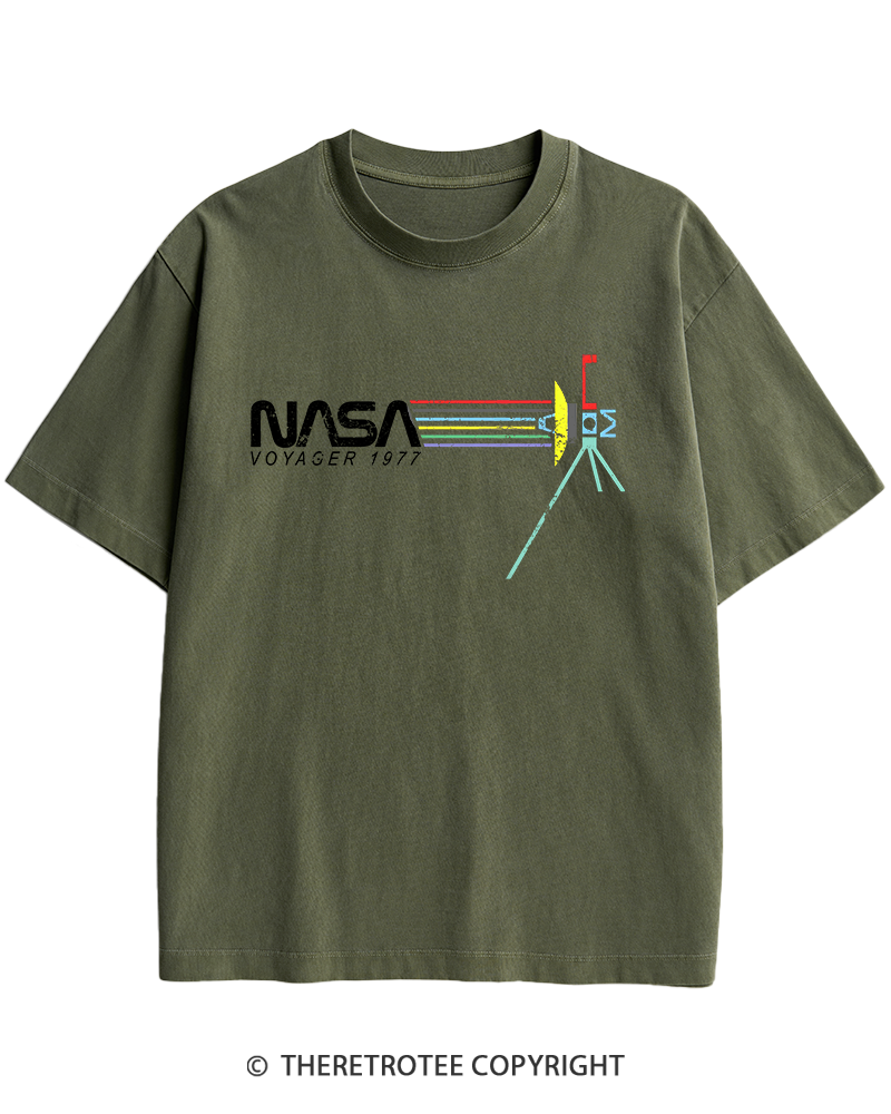 TheRetroTee Voyager '77 Heavy Cotton T-Shirt
