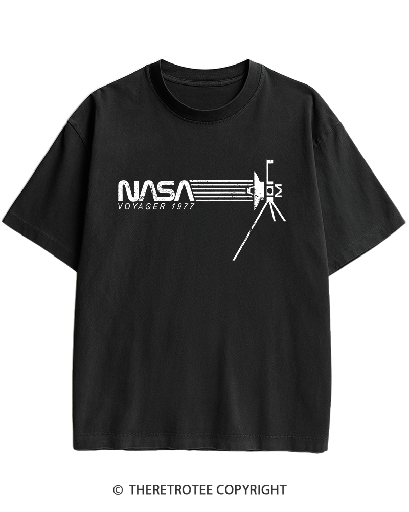 TheRetroTee Voyager '77 Heavy Cotton T-Shirt