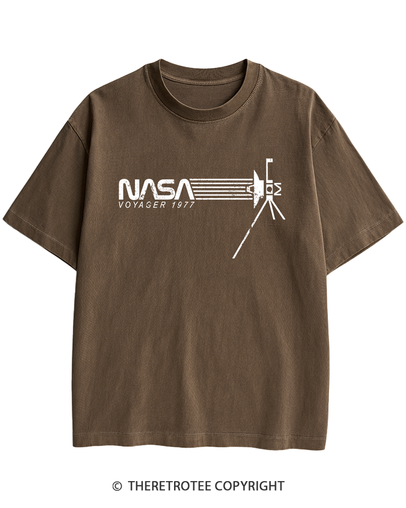 TheRetroTee Voyager '77 Heavy Cotton T-Shirt