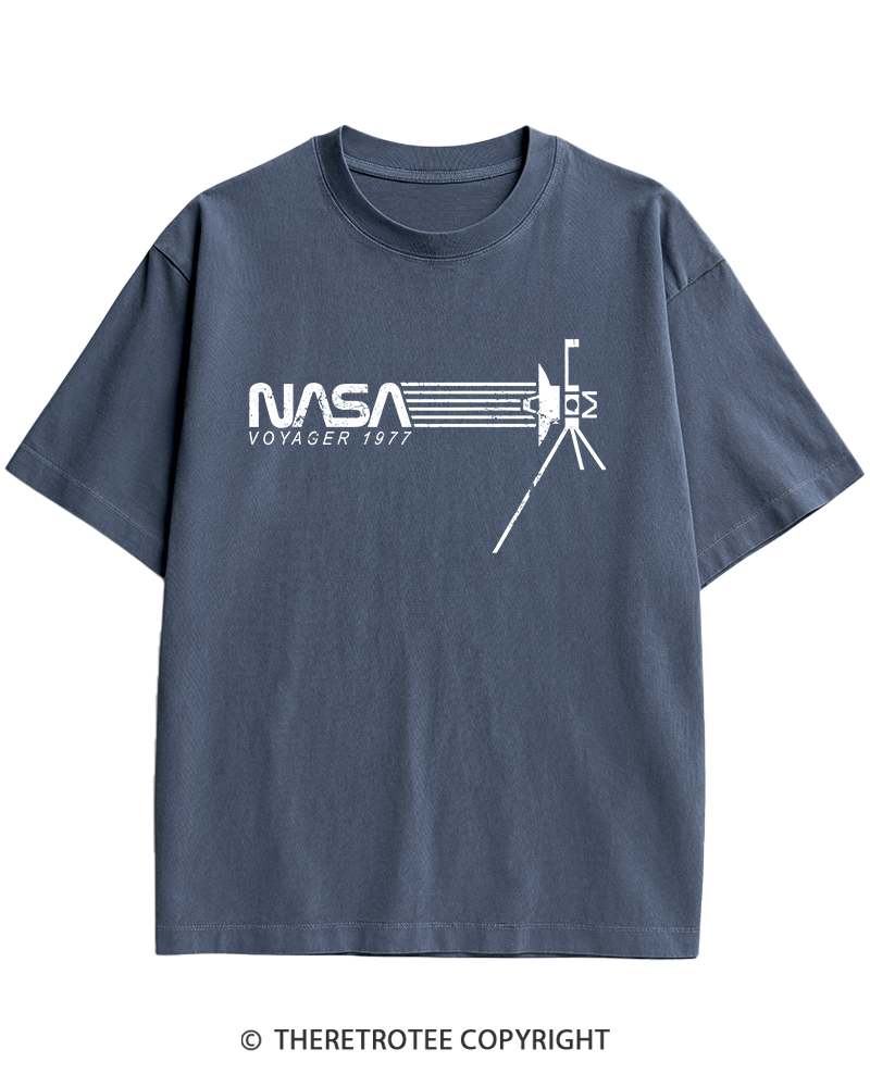 TheRetroTee Voyager '77 Heavy Cotton T-Shirt