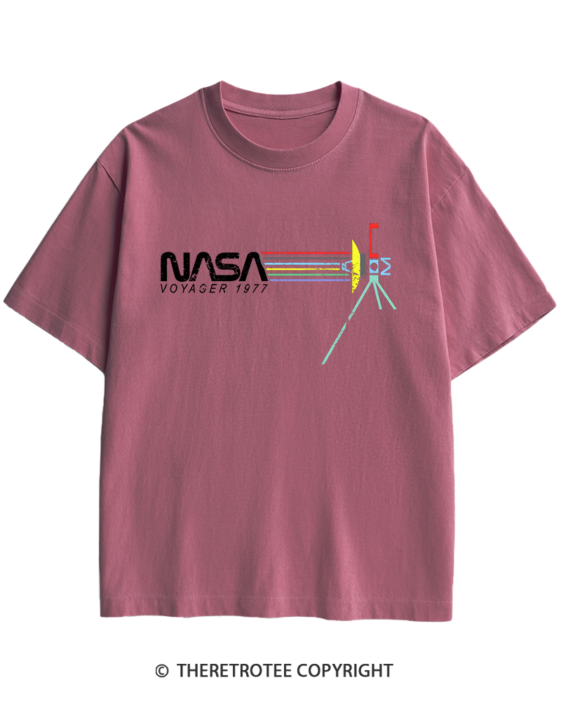 TheRetroTee Voyager '77 Heavy Cotton T-Shirt
