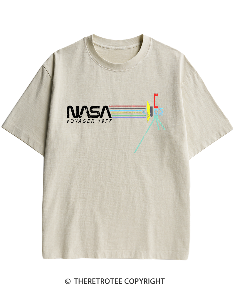 TheRetroTee Voyager '77 Heavy Cotton T-Shirt