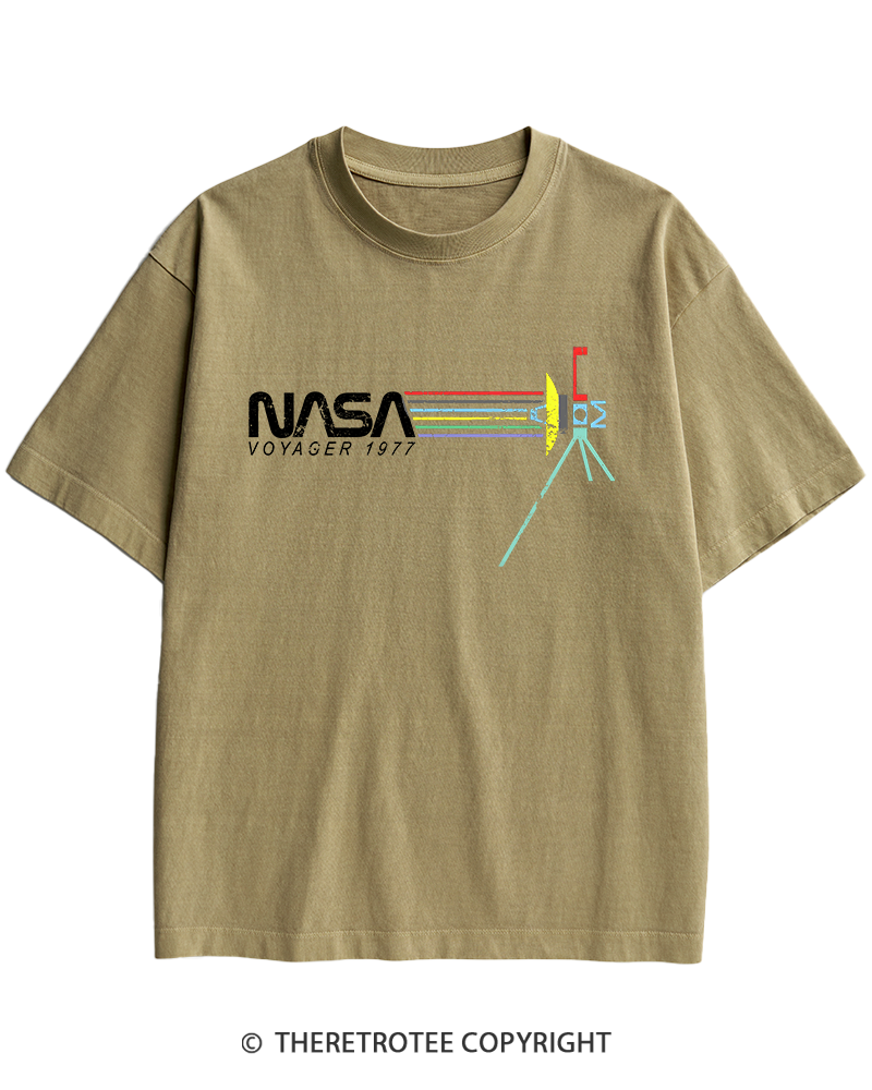 TheRetroTee Voyager '77 Heavy Cotton T-Shirt