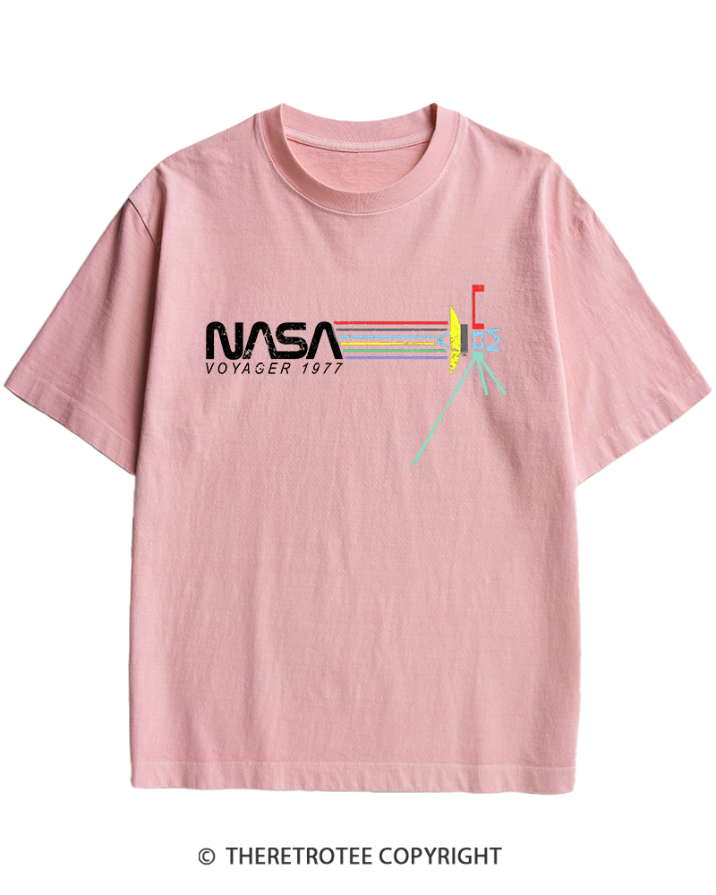 TheRetroTee Voyager '77 Heavy Cotton T-Shirt