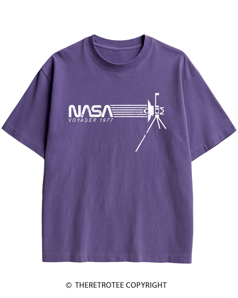 TheRetroTee Voyager '77 Heavy Cotton T-Shirt